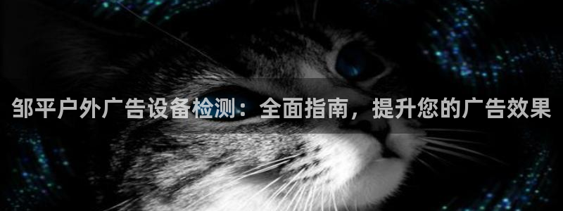 杏宇平台怎么样：邹平户外广告设备检测：全面指南，提升您的广告效果