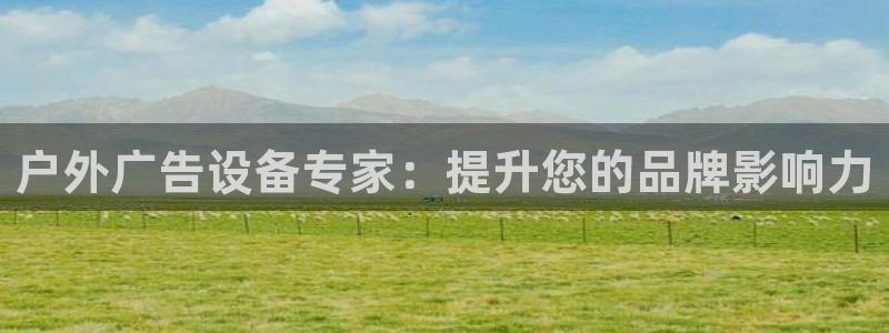 杏宇平台主管：户外广告设备专家：提升您的品牌影响力