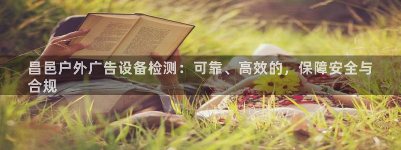 杏宇官方平台官网下载：昌邑户外广告设备检测：可靠、高效的，保障安全与
合规