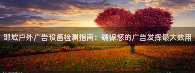 杏宇平台客服：邹城户外广告设备检测指南：确保您的广告发挥最大效用