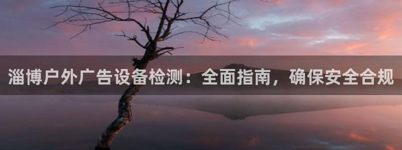 杏宇平台是什么：淄博户外广告设备检测：全面指南，确保安全合规