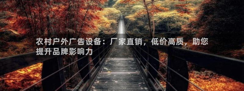 杏宇平台登录步骤是什么：农村户外广告设备：厂家直销，低价高质，助您
提升品牌影响力