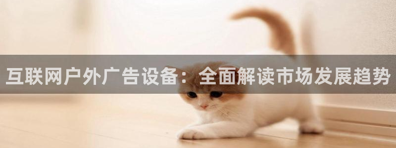 杏宇平台主管：互联网户外广告设备：全面解读市场发展趋势