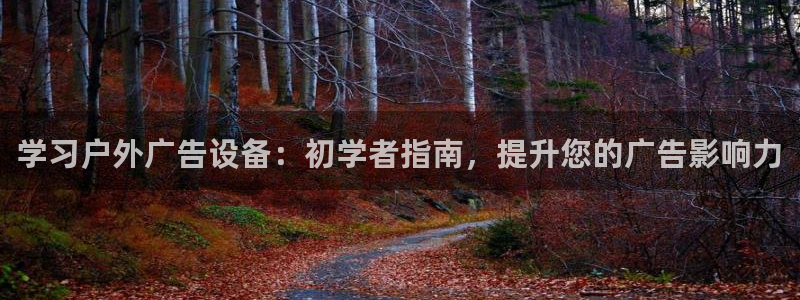 杏宇平台怎么样赚钱：学习户外广告设备：初学者指南，提升您的广告影响力