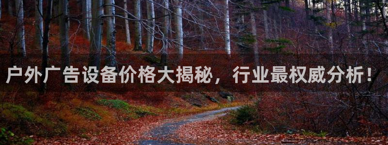 杏宇平台代理怎么样：户外广告设备价格大揭秘，行业最权威分析！