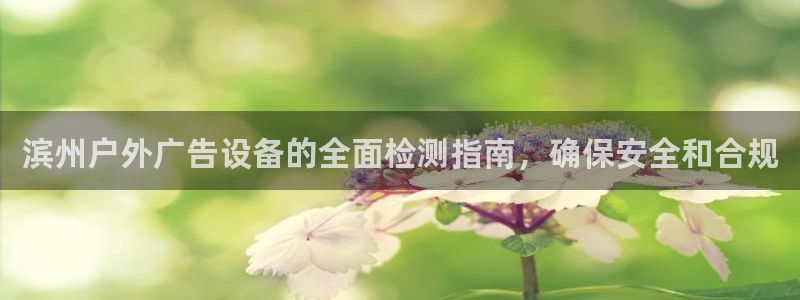 杏宇平台代理多少钱一个：滨州户外广告设备的全面检测指南，确保安全和合规